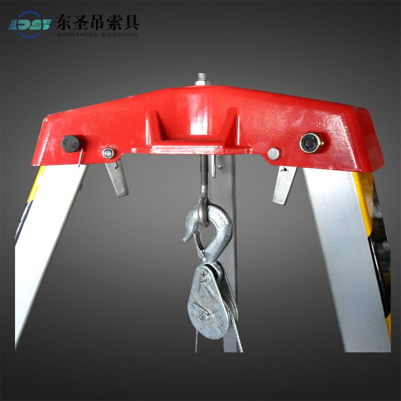 在救援三腳架上一些特殊的零部件可以進行調節(jié)