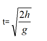 自由落體公式計(jì)算下落時(shí)間